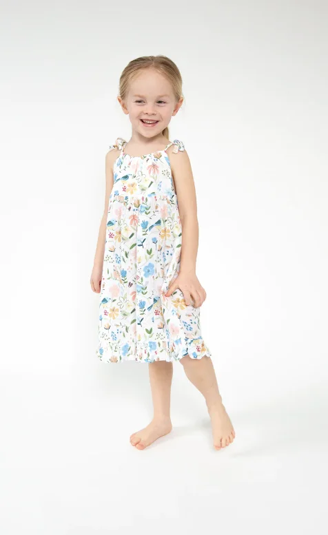 Special Savings Garden Birds Twirly Tank Dress