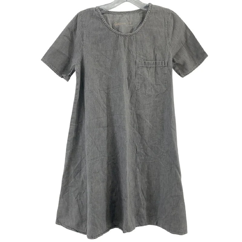 Limited Quantity Gap Gray Denim 100% Cotton A-Line Shirt Dress Women’s XS Knee Length Preowned
