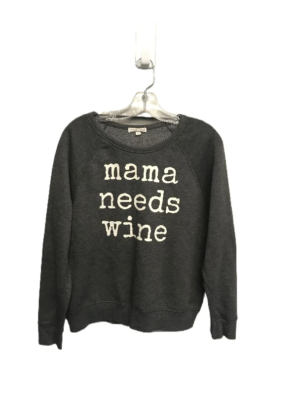 Don't Wait Grey Top Long Sleeve By Grayson Threads, Size: Xs