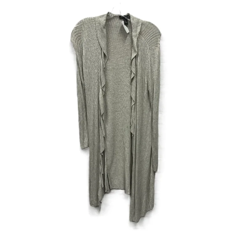 Overstock Sweater Cardigan By Inc In Beige, Size: M