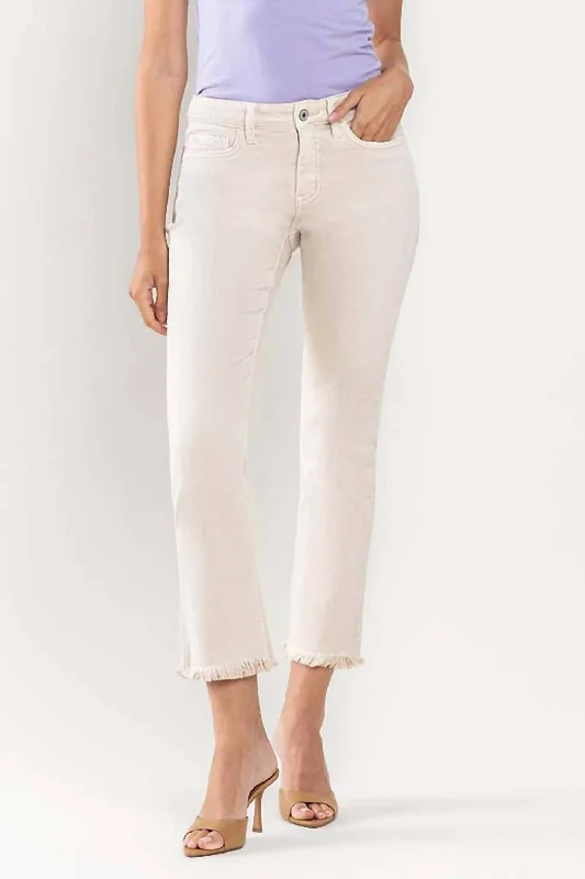 New Markdowns Melissa Cropped Jean In Parchment