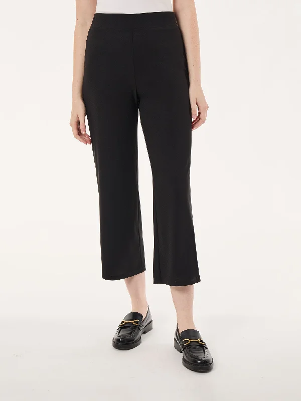 Exclusive Savings Pull-On Cropped Wide Leg Pant, Moss Crepe