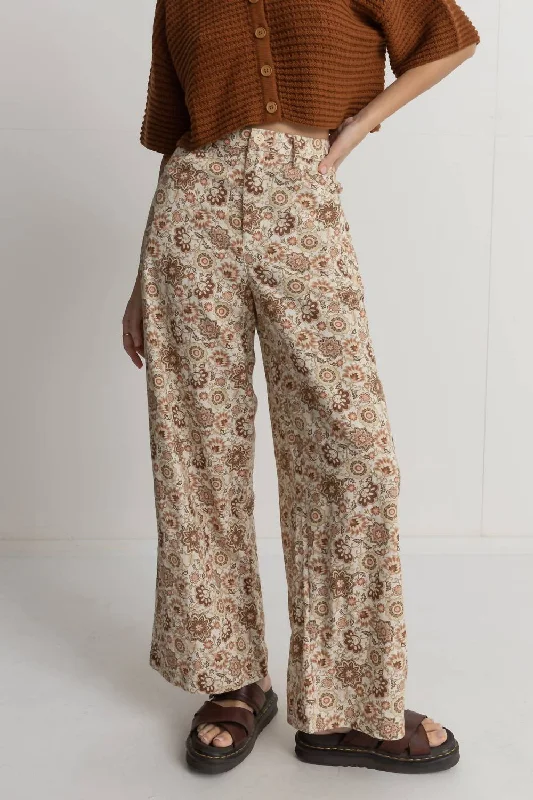 Reduced Prices Raya Paisley Wide Leg Pant In Floral