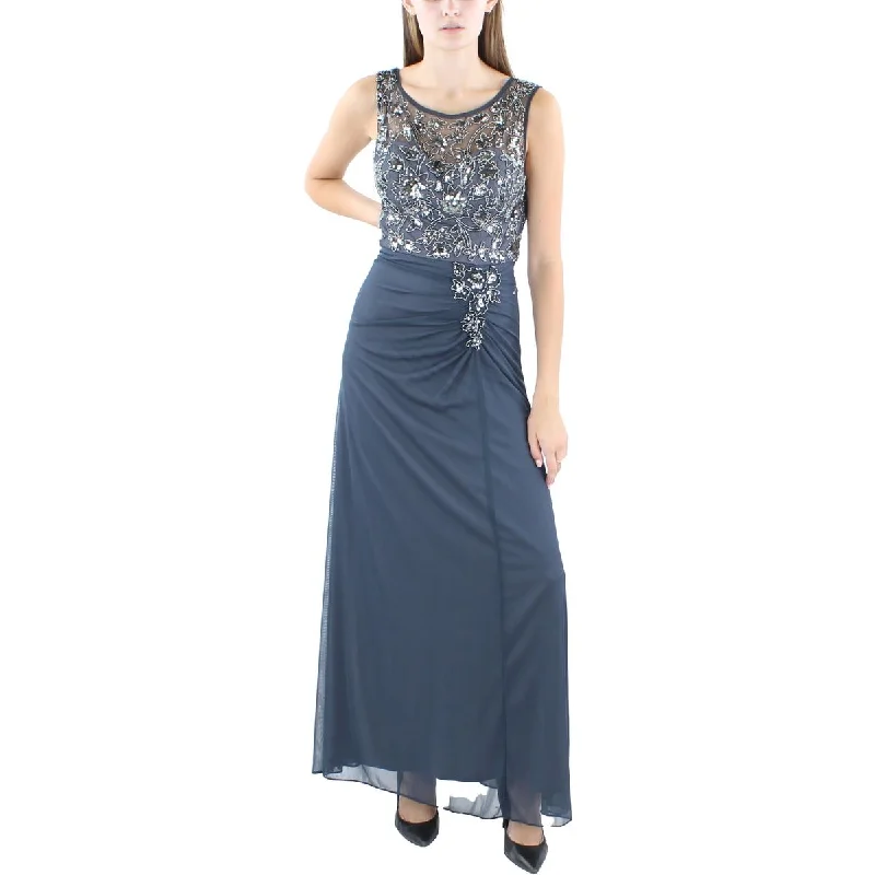 Alex Evenings Womens Embellished  Evening Dress