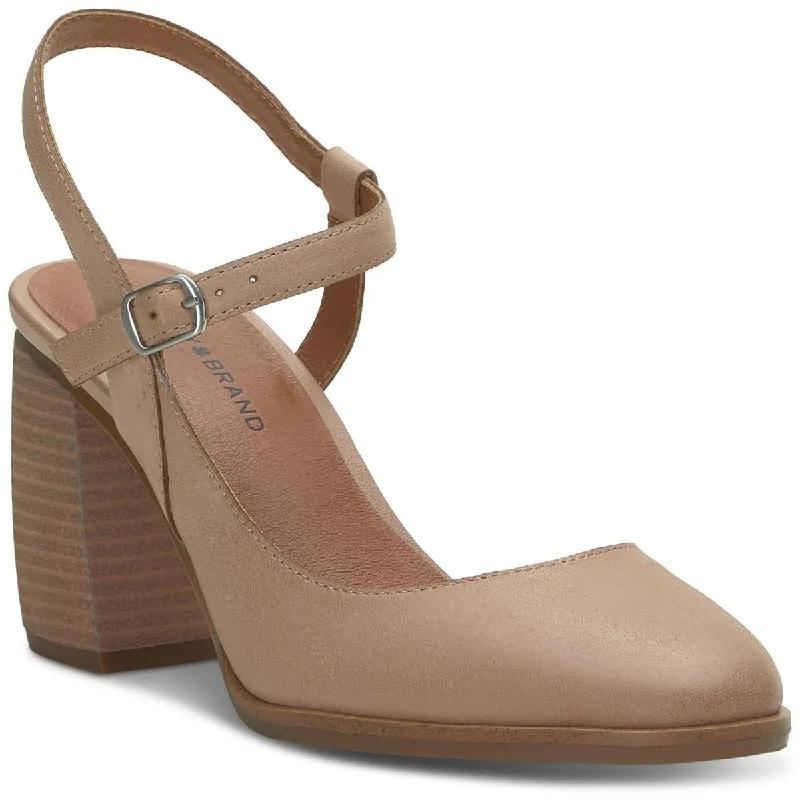 Lucky Brand Womens Xarissa Leather Dressy Ankle Strap