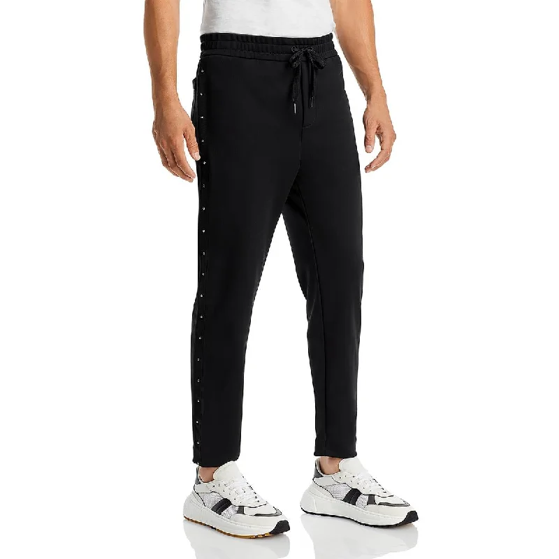 Moncler Mens Embellished Drawstring Sweatpants