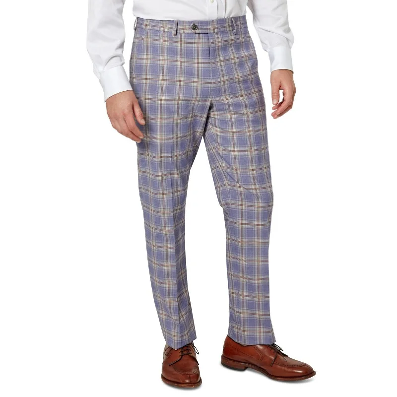 Sean John Mens Pattern Office Dress Pants