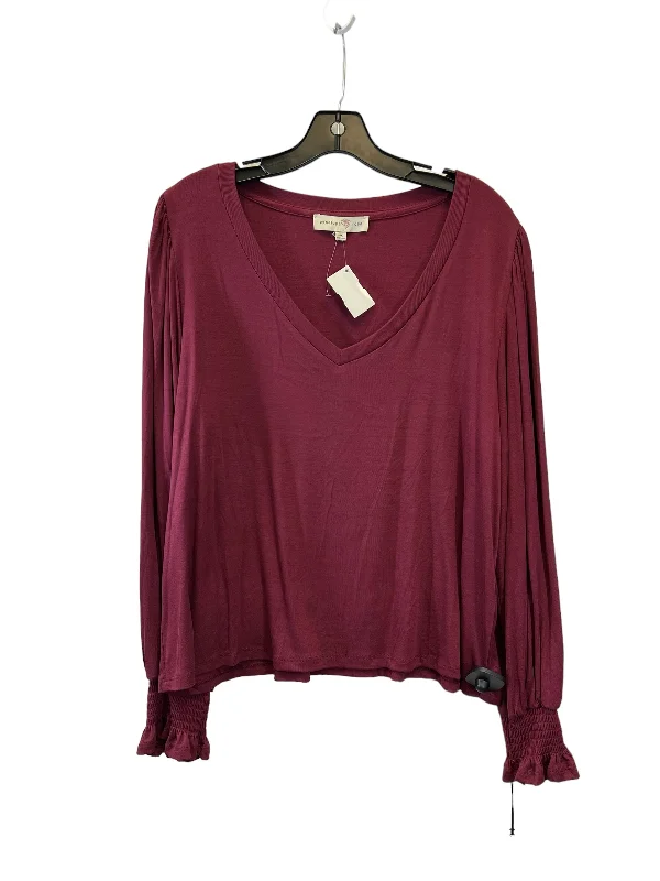 Can't Miss Top Long Sleeve By  PENELOPE ROSE Size: 1x