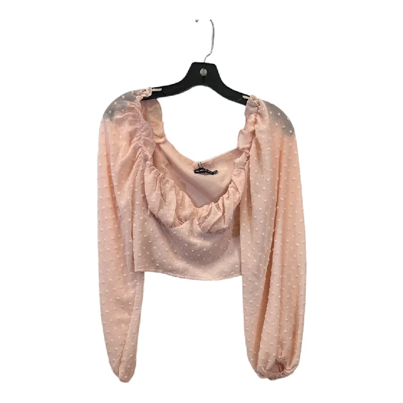 Top Long Sleeve By Pretty Little Thing  Size: S