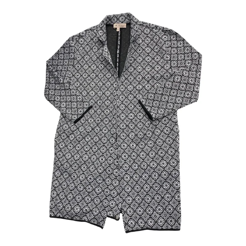Price Drop Blazer By Philosophy In Black & White, Size: L