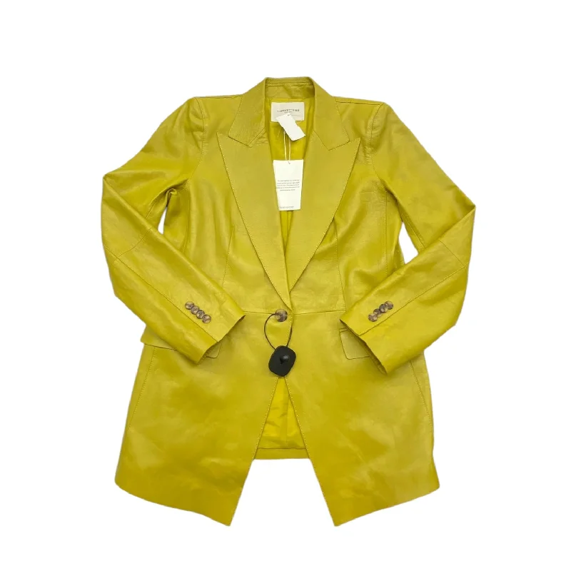 Weekend Deal Blazer Designer By Lafayette 148 In Green, Size: M