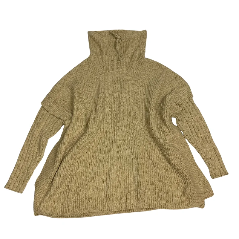 Sweater By Wonderly In Tan, Size: L