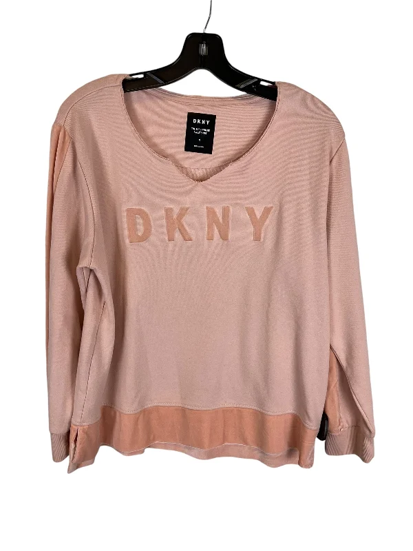 Huge Savings Sweatshirt Crewneck By Dkny In Pink, Size: M