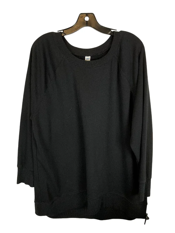 Best Deals Sweatshirt Crewneck By Old Navy In Black, Size: Xl