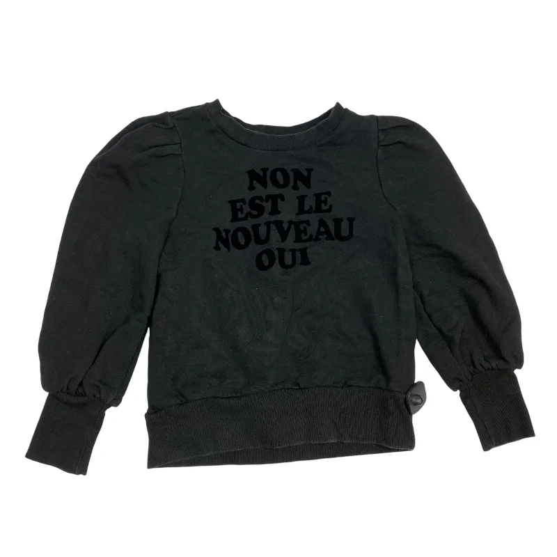 Can't Be Beat Sweatshirt Crewneck By Sunday West In Black, Size: S