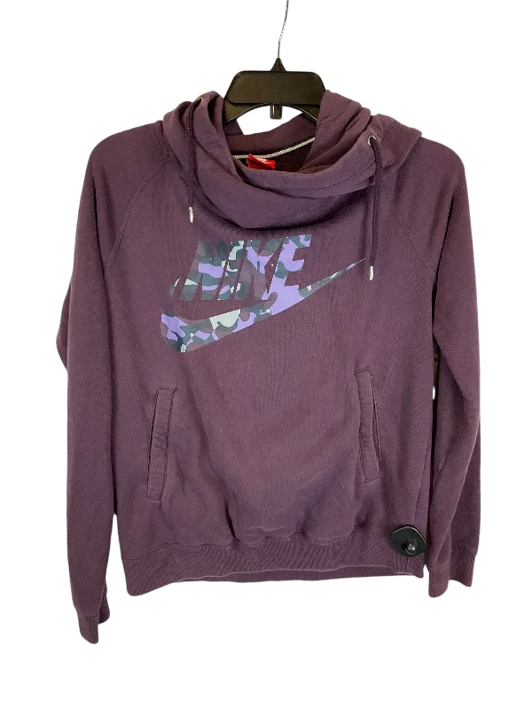 Can't Miss Sweatshirt Hoodie By Nike Apparel In Purple, Size: M