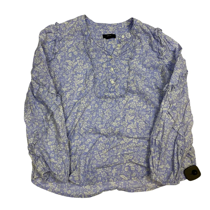 Extra Discounts Top Long Sleeve By J. Crew In Purple, Size: S