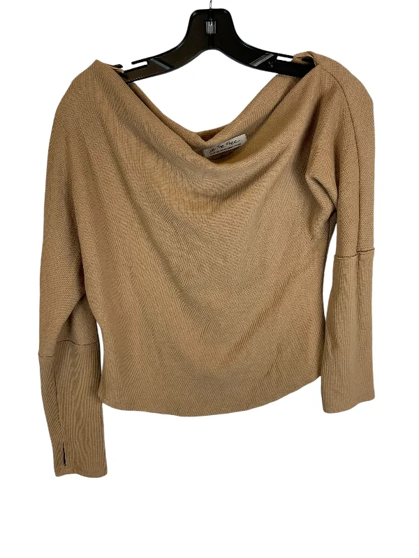 Top Long Sleeve By We The Free In Brown, Size: S