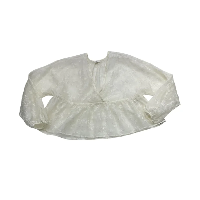 Mega Sale Top Long Sleeve By Wilfred In Cream, Size: S